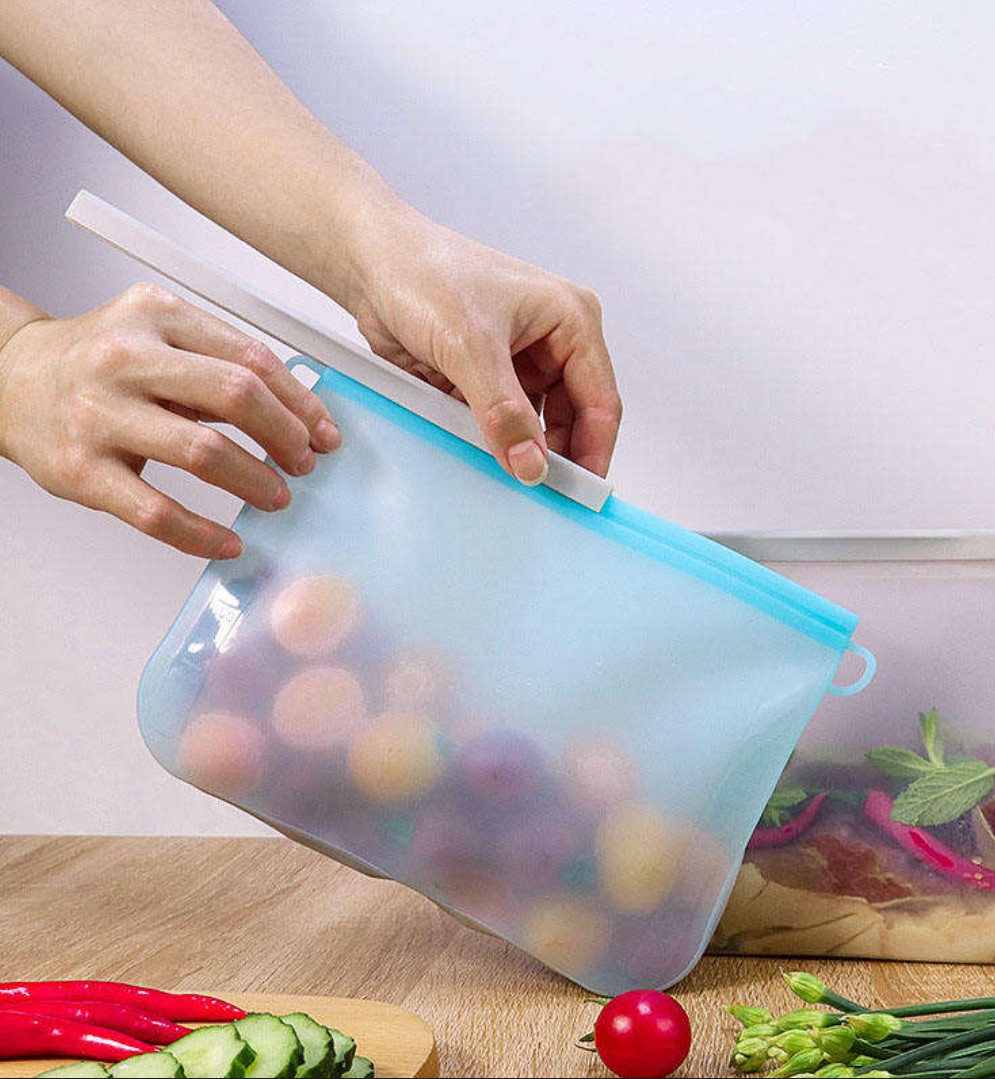 Bolsa Keeply hermética con fruta fresca